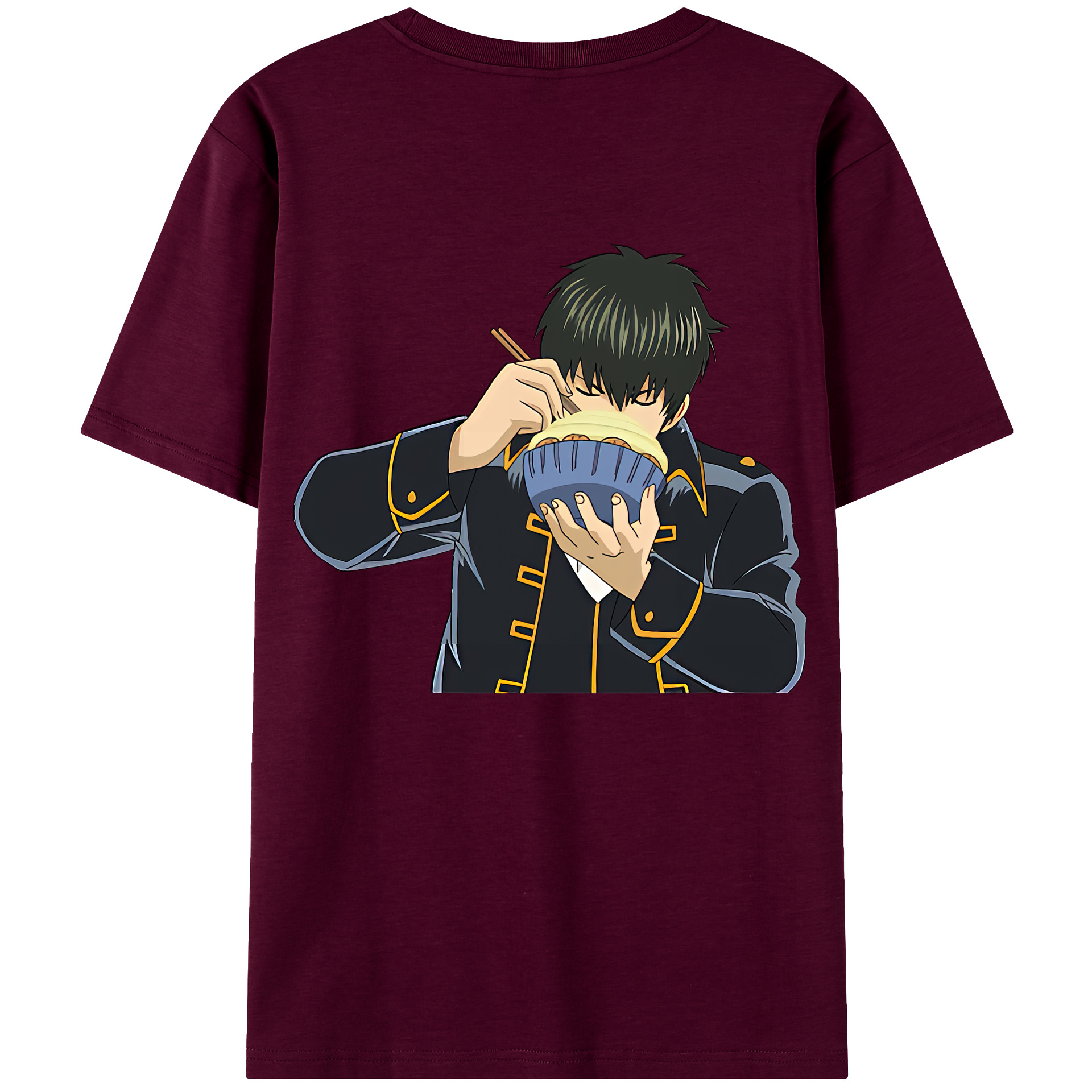 （画像用） ぎんたま 坂田銀時（さかたぎんとき） 神楽 志村新八（しむら しんぱち） GINTAMA Sakata Gintoki Kagura Shimura Shinpachi レディース半袖Tシャツ(バックプリント)
